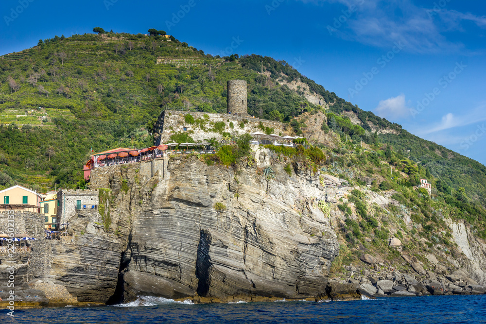 Vernazza and the Doria Castle, Cinque Terre, Italy