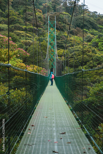 suspension bridge in Monteverde Costa Rica