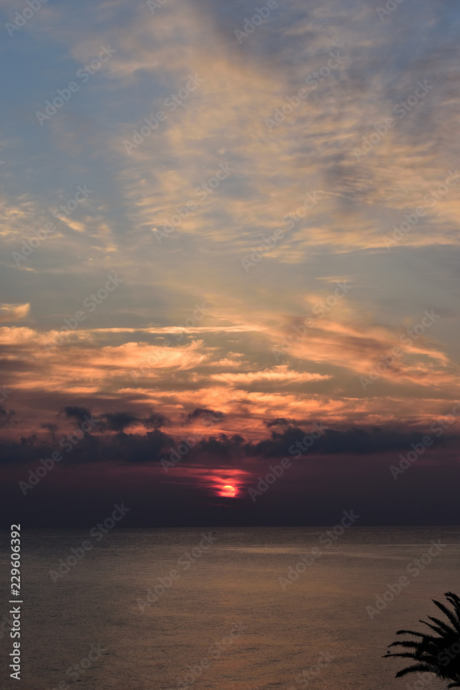 Sunrise in Argassi, Zakynthos Island