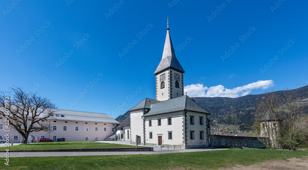 Monastery with church in Ossiach, Carinthia, Austria