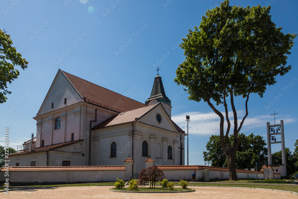 Fototapeta premium Church in Wyszkow, Masovia, Poland