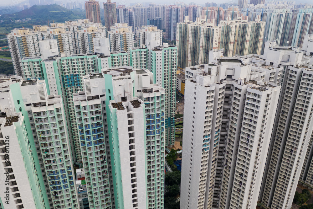 Hong Kong apartment building