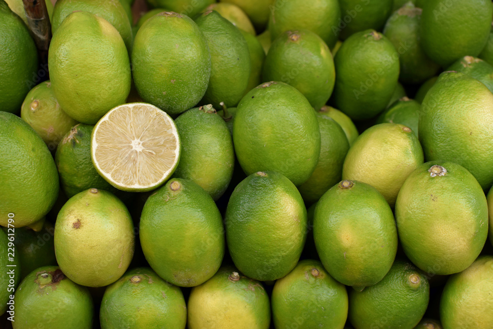 lime fresh citrus fruit background
