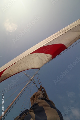 flag on mast