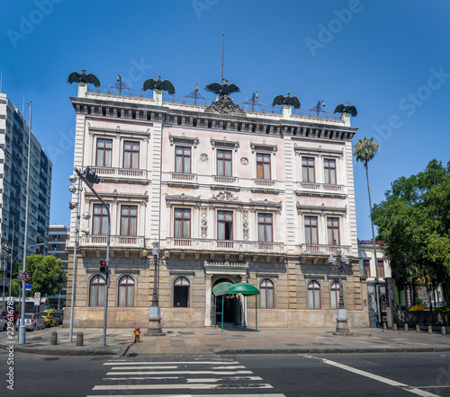 Catete Palace facade, the former presidential palace now houses the Republic Museum - Rio de Janeiro, Brazil photo
