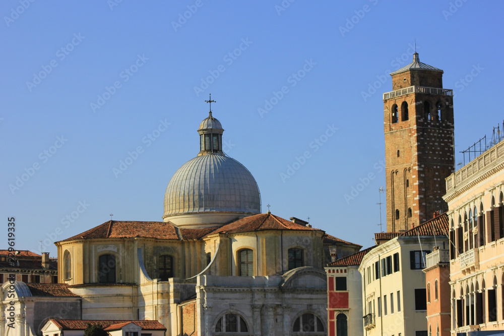 batiments et architectures de la ville de Venise en Italie