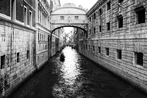 The Bridge of Sighs in Venice Italy artistic conversion © Alta Oosthuizen