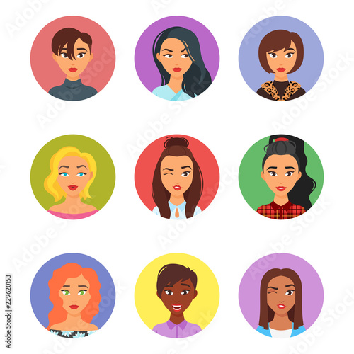 set of people avatar