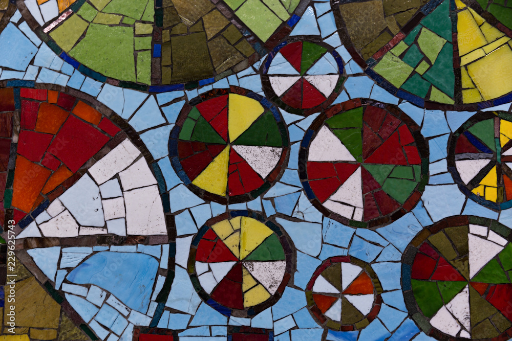 Mosaico en colores Mosaico en colores
