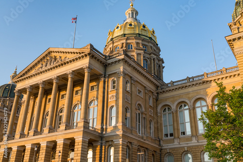 Iowa State Capitol Building in Des Moines