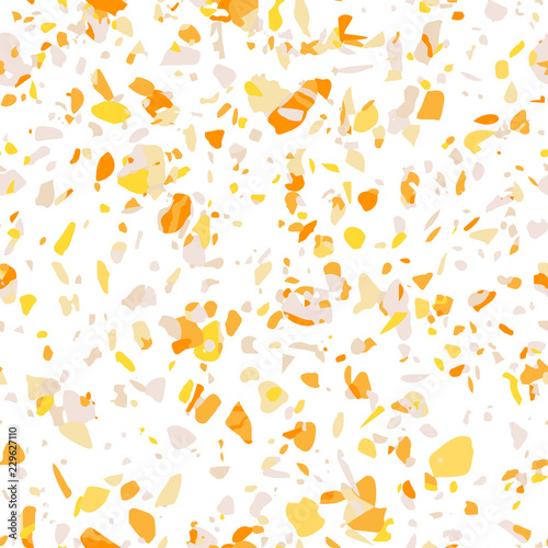 Terrazzo flooring seamless pattern. Background with textured surface.
