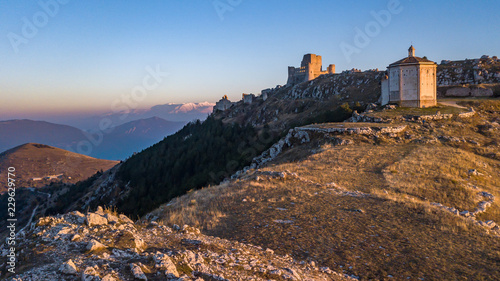 Tramonto a Rocca Calascio - Gran Sasso e Campo Imperatore