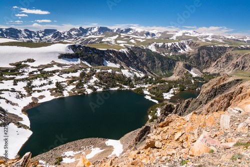 Twin Lakes, along Beartooth Pass, Wyoming