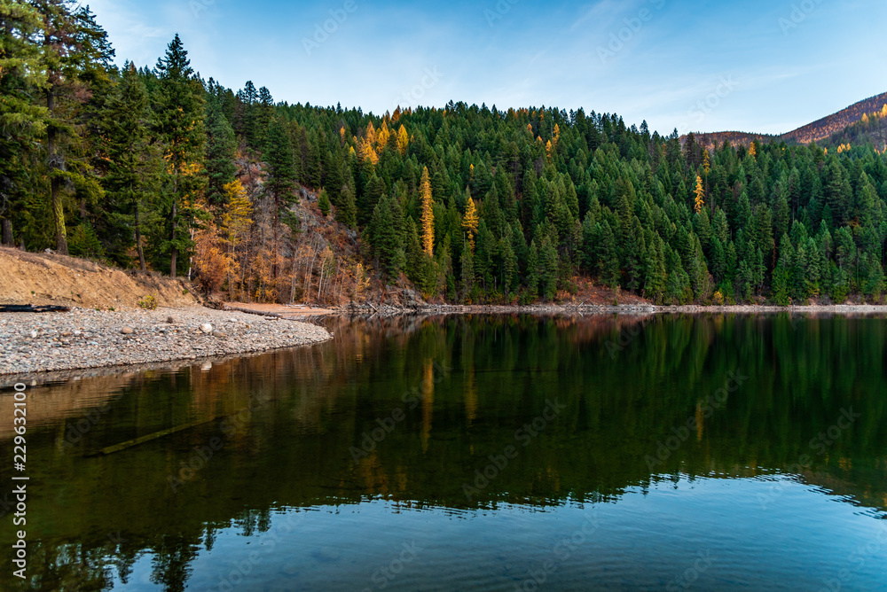 Sullivan Lake in the Colville National Forest, Washington State, USA