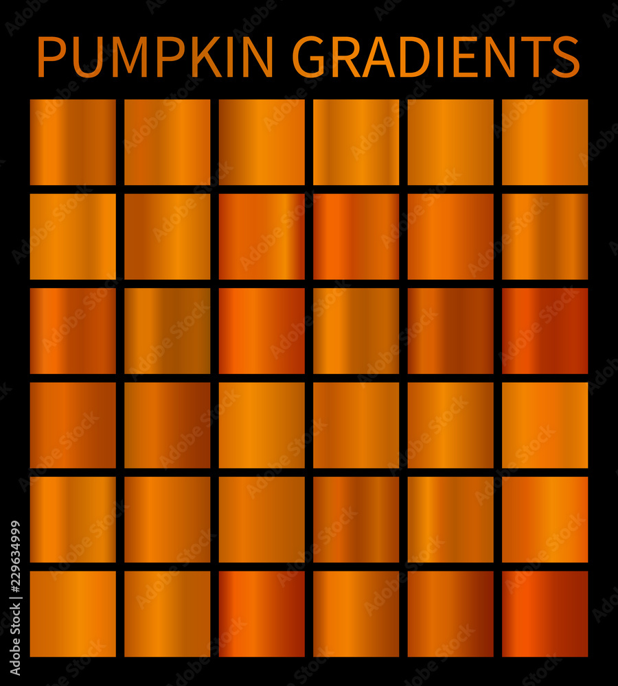 Fototapeta premium Orange gradients for Halloween banners, flyers, posters background