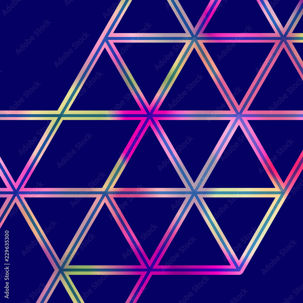 Geometric pattern with a grid of colorful triangles Geometric pattern with a grid of colorful triangles
