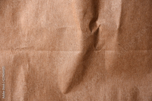 wrinkled brown paper background