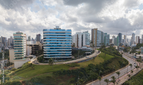 View of buildings in the city of Salvador Bahia Brazil