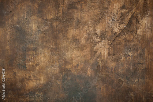 Dark brown stucco Background texture