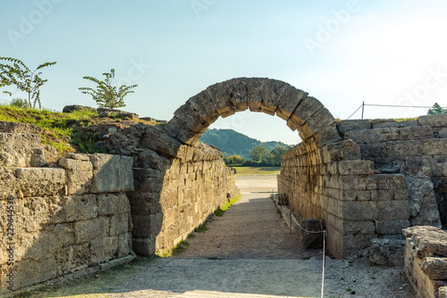 The Krypte -- entrance to the stadion, ancient Olympia, Greece