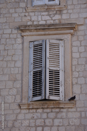 old window on the wall