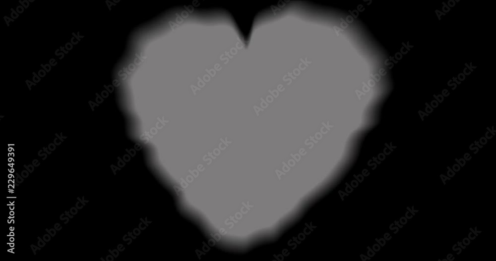 Animation of Heartbeat with distortion effect Animation of Heartbeat with distortion effect