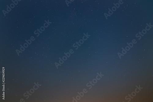 Beautiful night sky, Milky Way and the trees, Autumn edition