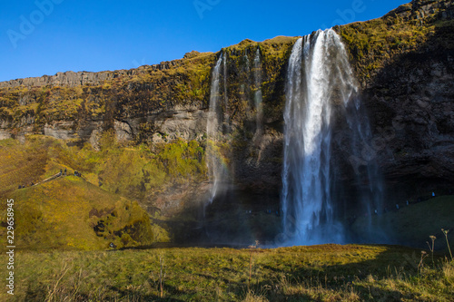Seljalandsfoss Waterfall in Southern Iceland © chrisdorney