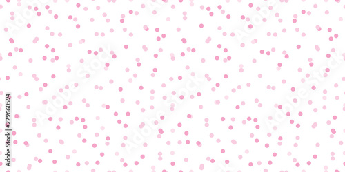 Light pink confetti dots seamless pattern. Great for baby girl and nursery fa...