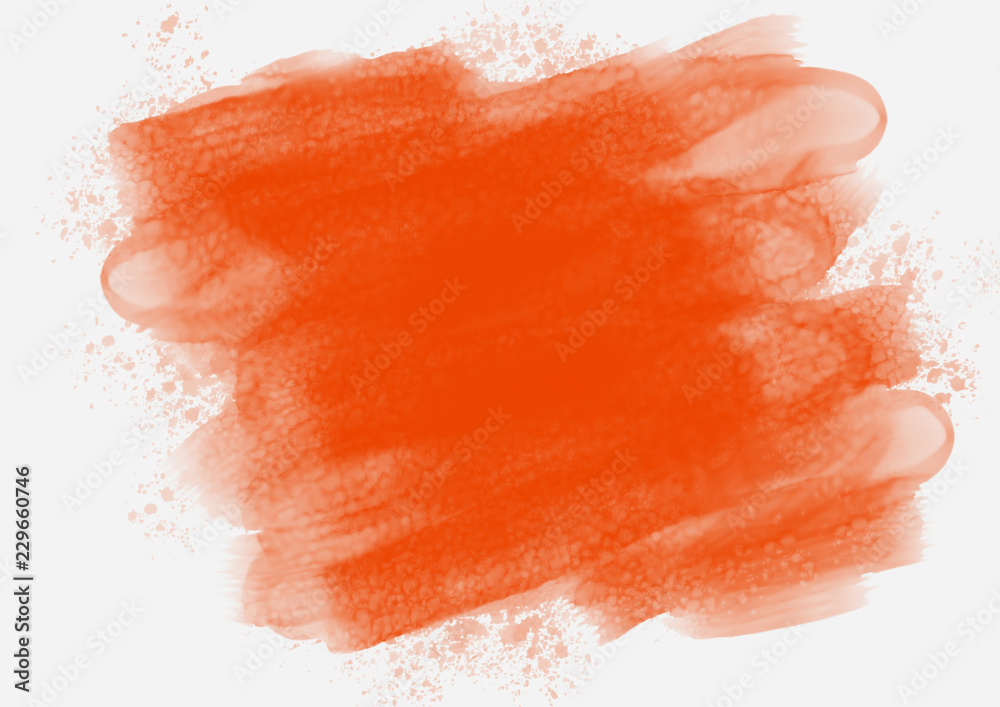 Red aquarelle brushstrokes Red aquarelle brushstrokes
