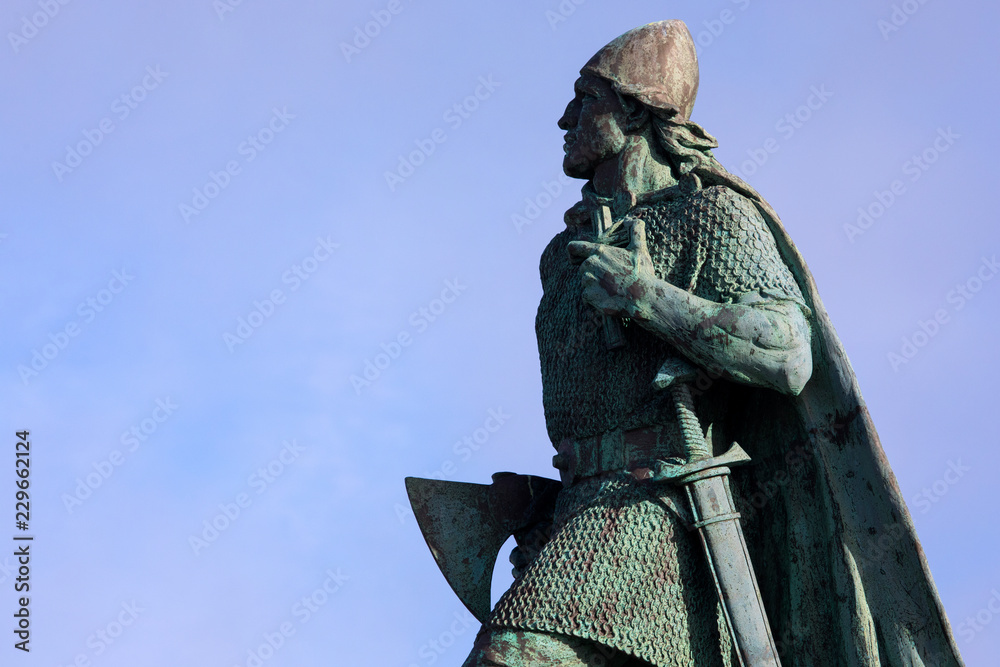 Leif Eiriksson Statue in Reykjavik