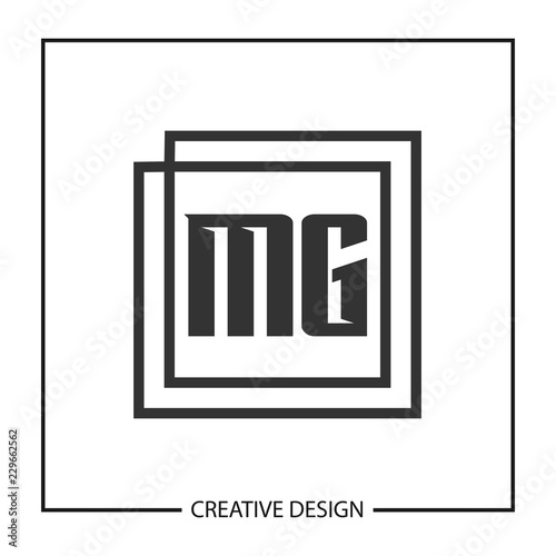 Initial Letter MG Logo Template Design