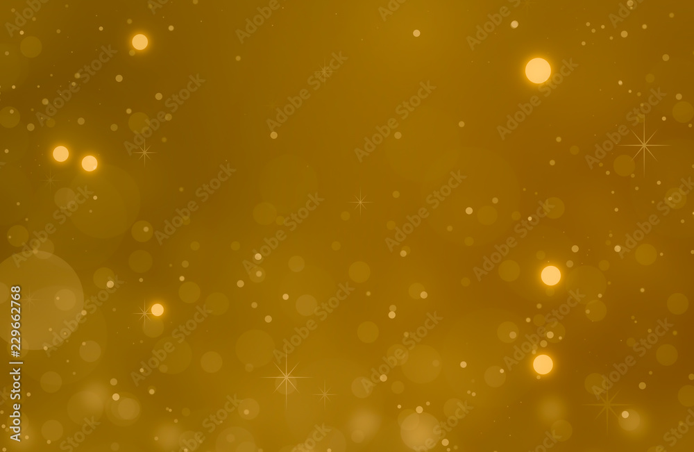 Christmas glowing Golden Background. Christmas lights. Gold Holiday New year Abstract Glitter Defocused Background With Blinking Stars and sparks. Blurred Bokeh. Christmas glowing Golden Background. Christmas lights. Gold Holiday New year Abstract Glitter Defocused Background With Blinking Stars and sparks. Blurred Bokeh.