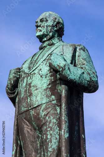 Jon Sigurdsson Statue in Reykjavik photo
