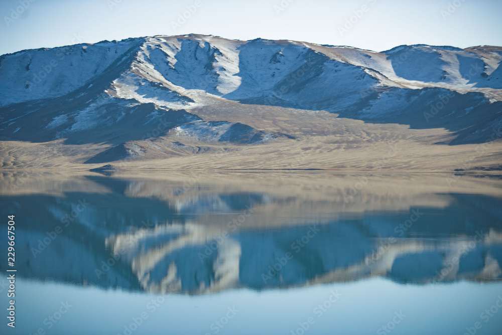 Highland lakes of Mongolia