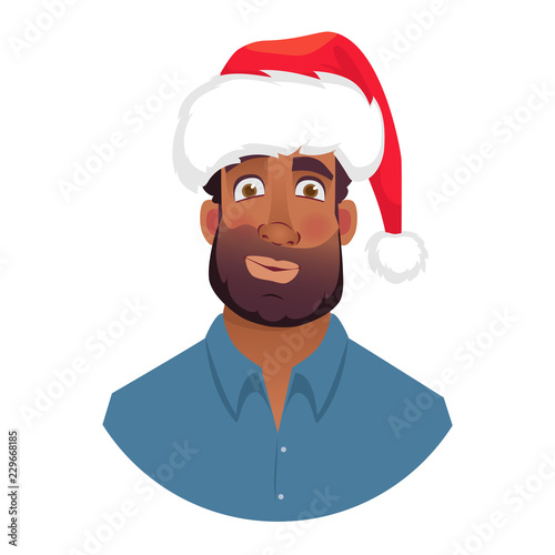 portrait of african man in hat