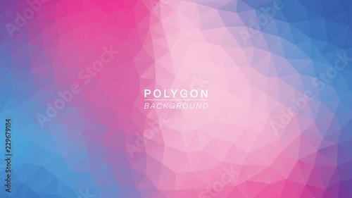 Polygon Pink blue