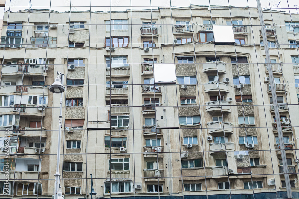 Buildings in Bucharest