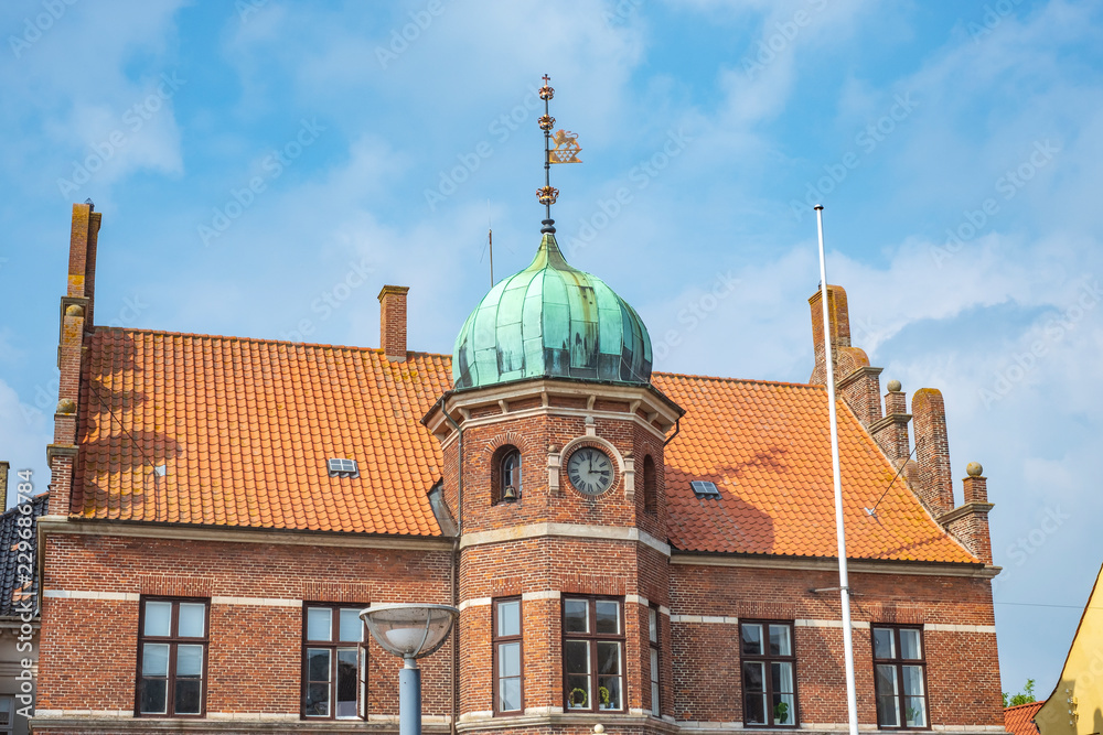 Old Townhall of Stege, Moen Island, Denmark Old Townhall of Stege, Moen Island, Denmark