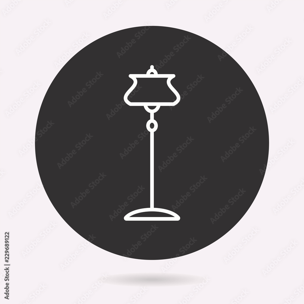 Lighting - vector icon. Illustration isolated. Simple pictogram. Lighting - vector icon. Illustration isolated. Simple pictogram.