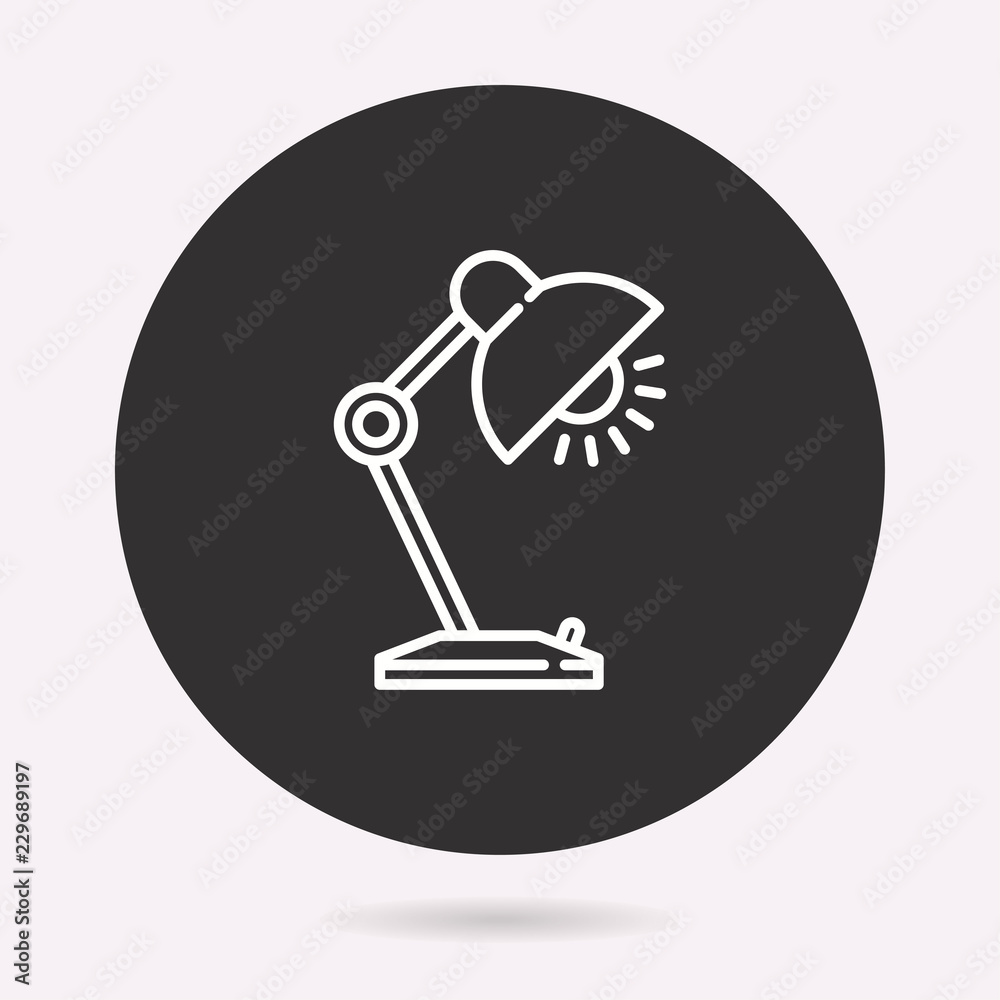 Lighting - vector icon. Illustration isolated. Simple pictogram. Lighting - vector icon. Illustration isolated. Simple pictogram.