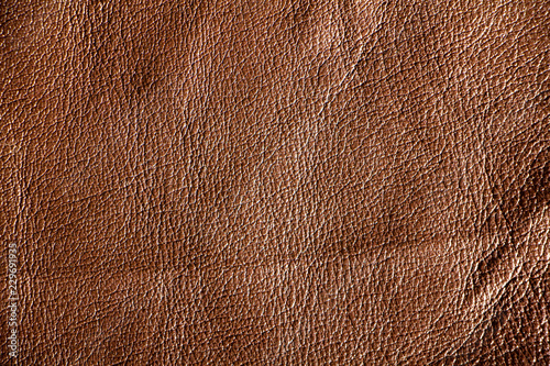 Brown skin texture close up. Natural, environmentally friendly material
