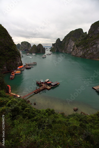 Landscape view of Halong Bay, Vietnam