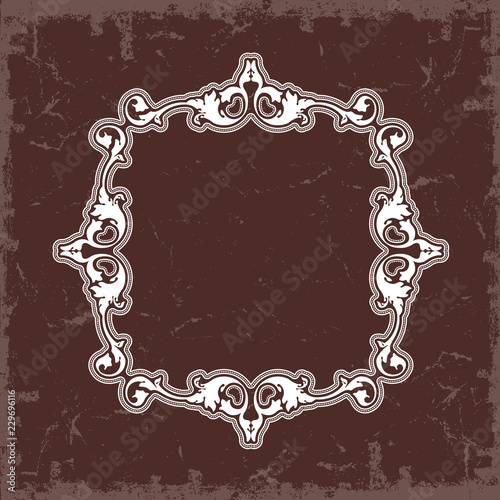 Frame in vintage style
