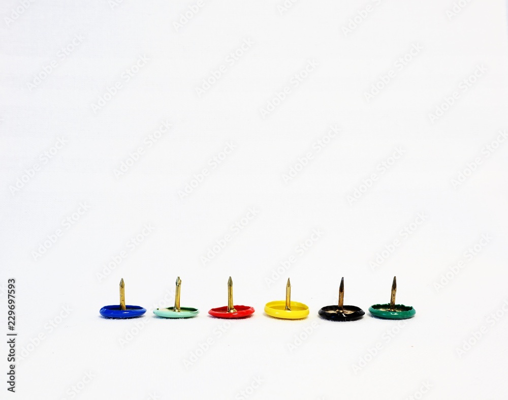 Spitze Pinnadeln als kreatives Symbol