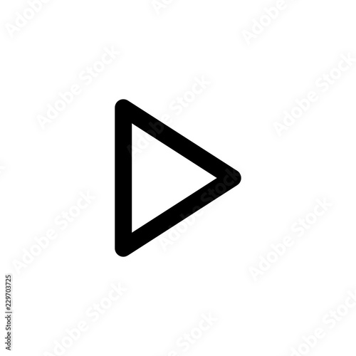 Free Download Play vector icon isolated on background. Trendy sweet symbol. Pixel perfect. illustration EPS 10. - GFXLoad