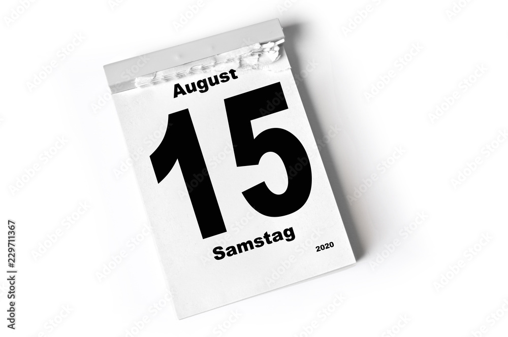 15. August 2020 15. August 2020