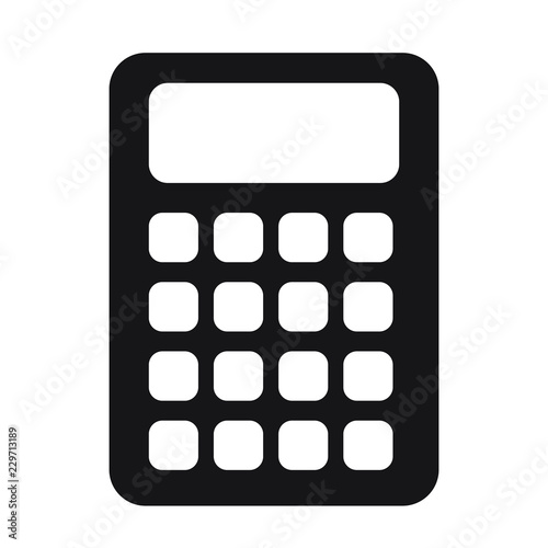 Calculator icon vector.