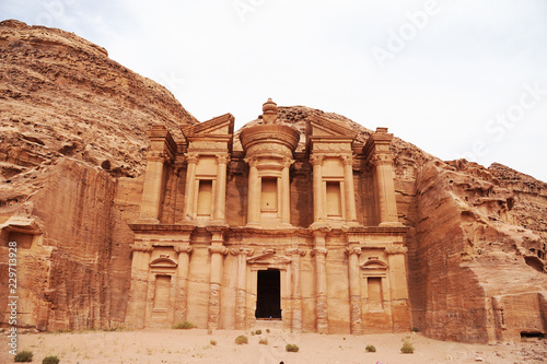 The Monastery is one of the legendary monuments of Petra. Similar in design to the Treasury but far bigger (50m wide and 45m high), it was built in the 3rd century BCE as a Nabataean tomb.