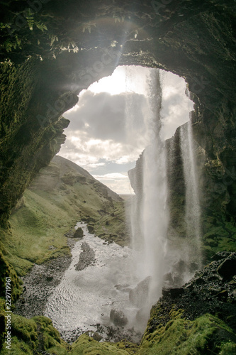 Wasserfall, Island, iceland